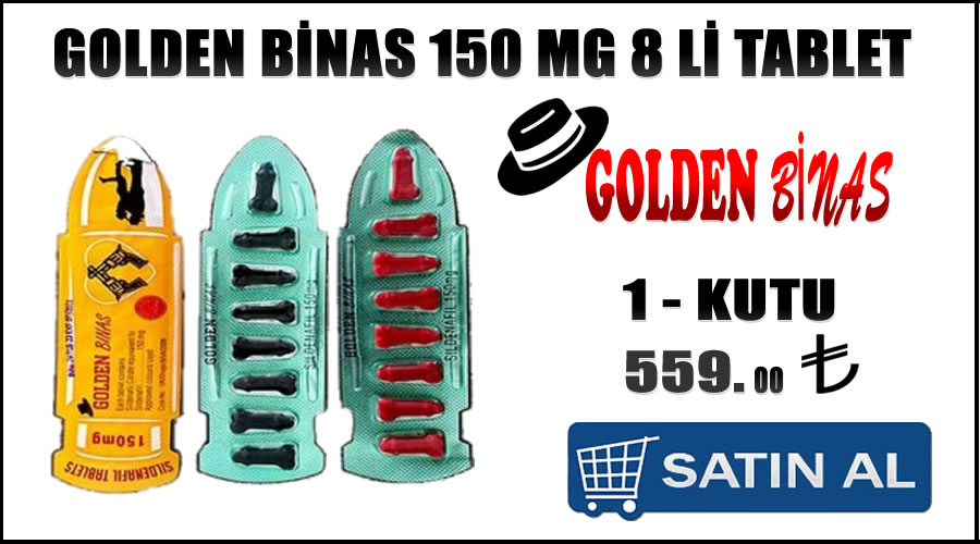 Golden binas 150 mg 8 li tableten iyi cinsel güç hapları