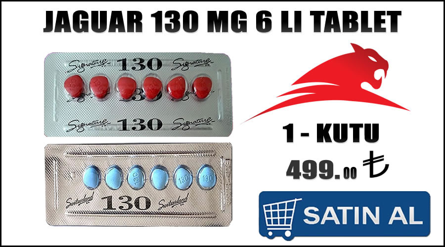 Jaguar 130 mg tablet cinsel performans artırıcı ürünler inceleme